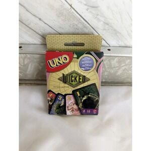 UNO x Wicked Card Game Mattel Movie Edition Special Rule Deck